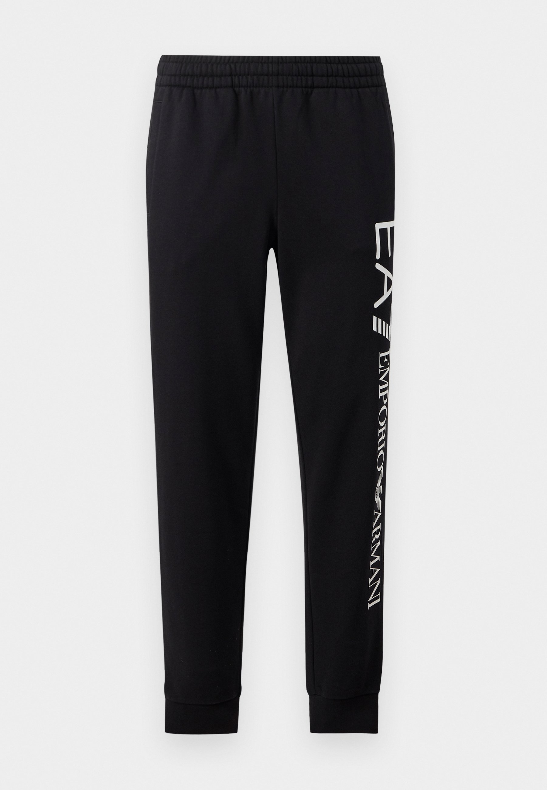EA7 Emporio Armani TRAIN LOGO SERIES PANTS - Trainingshose - schwarz/weiß