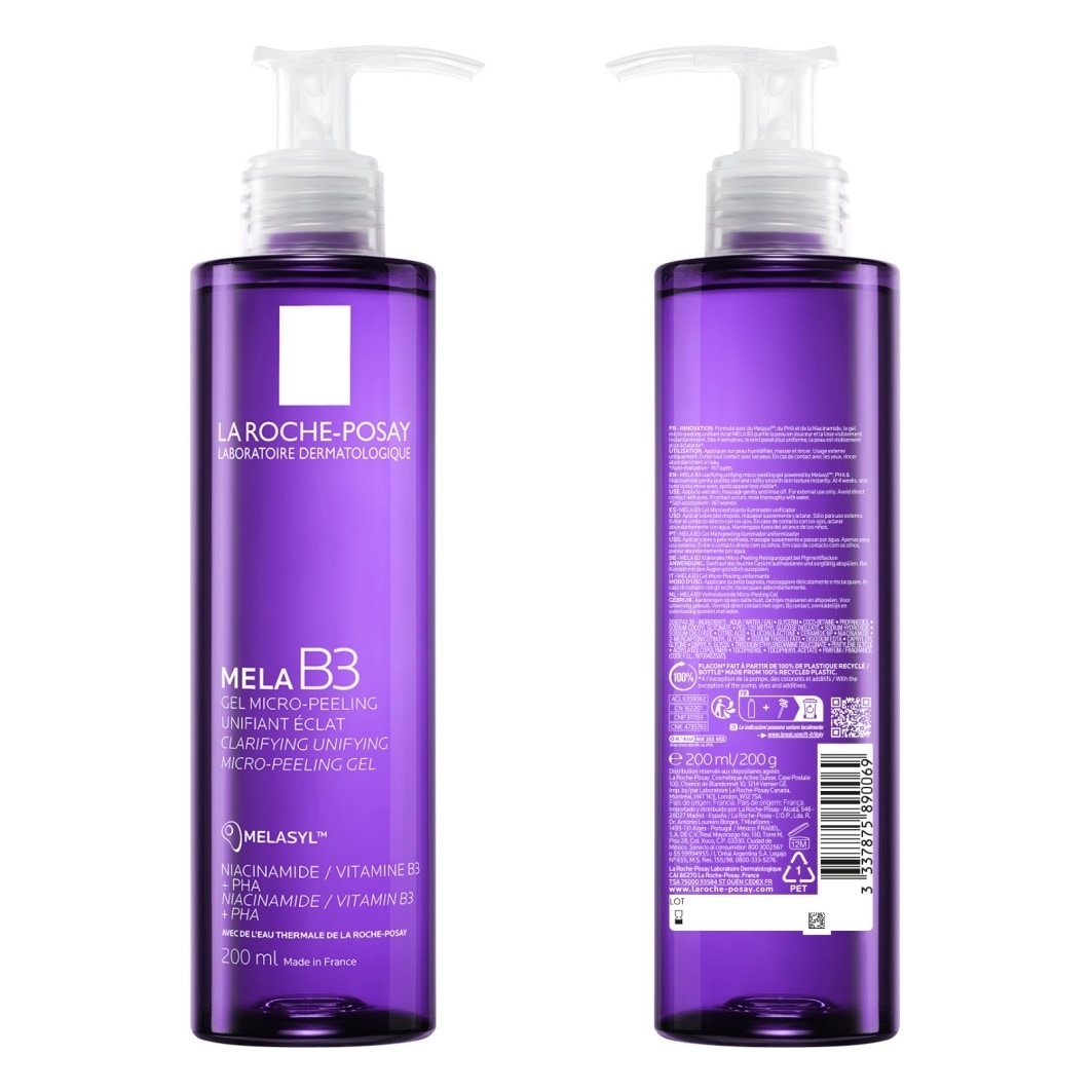 La Roche-Posay Mela B3 Gel Micro-esfoliante Purificante e Uniformante - 200 ml