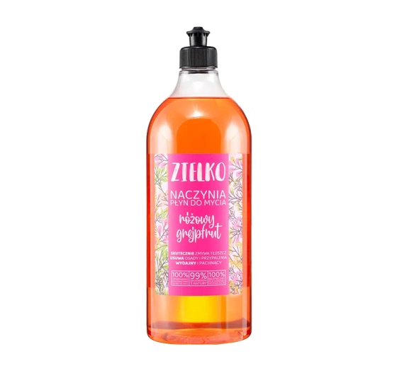 Zielko płyn do mycia naczyń Różowy Grejpfrut 1000ml
