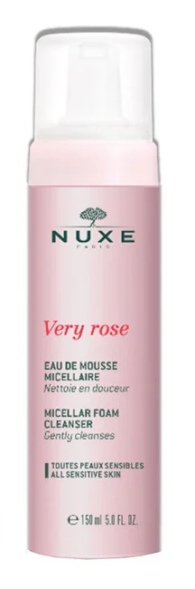 NUXE Nuxe Very Rose Light Cleansing Mousse 150 ml Gezichtsreiniger voor de gevoelige huid