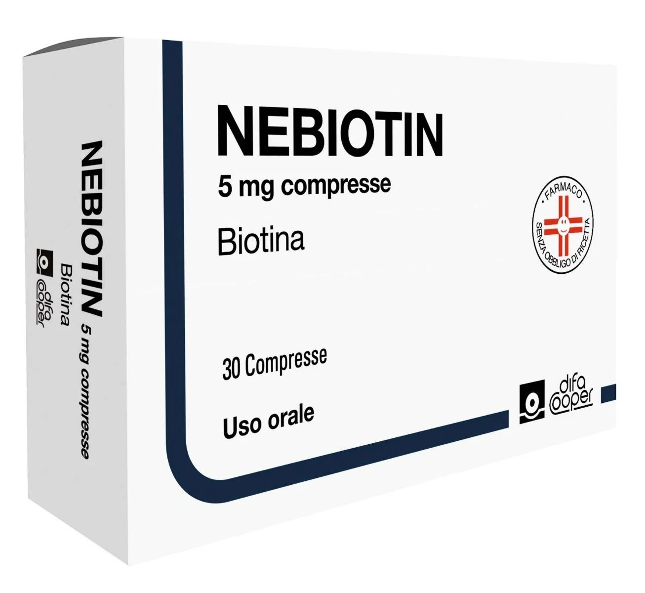 CANTABRIA LABS DIFA COOPER Nebiotin 5 mg 30 tabletten Biotine-deficiëntieaandoeningen