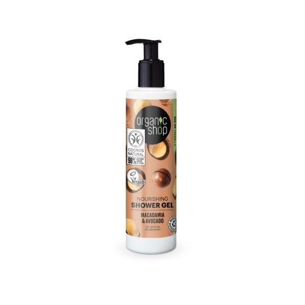 Organic Shop Pleiende Dusjsåpe Macadamia & Avocado 280ml