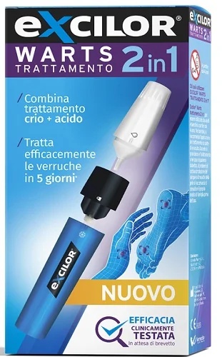 EXCILOR Tratamiento 2 en 1 para verrugas Excilor
