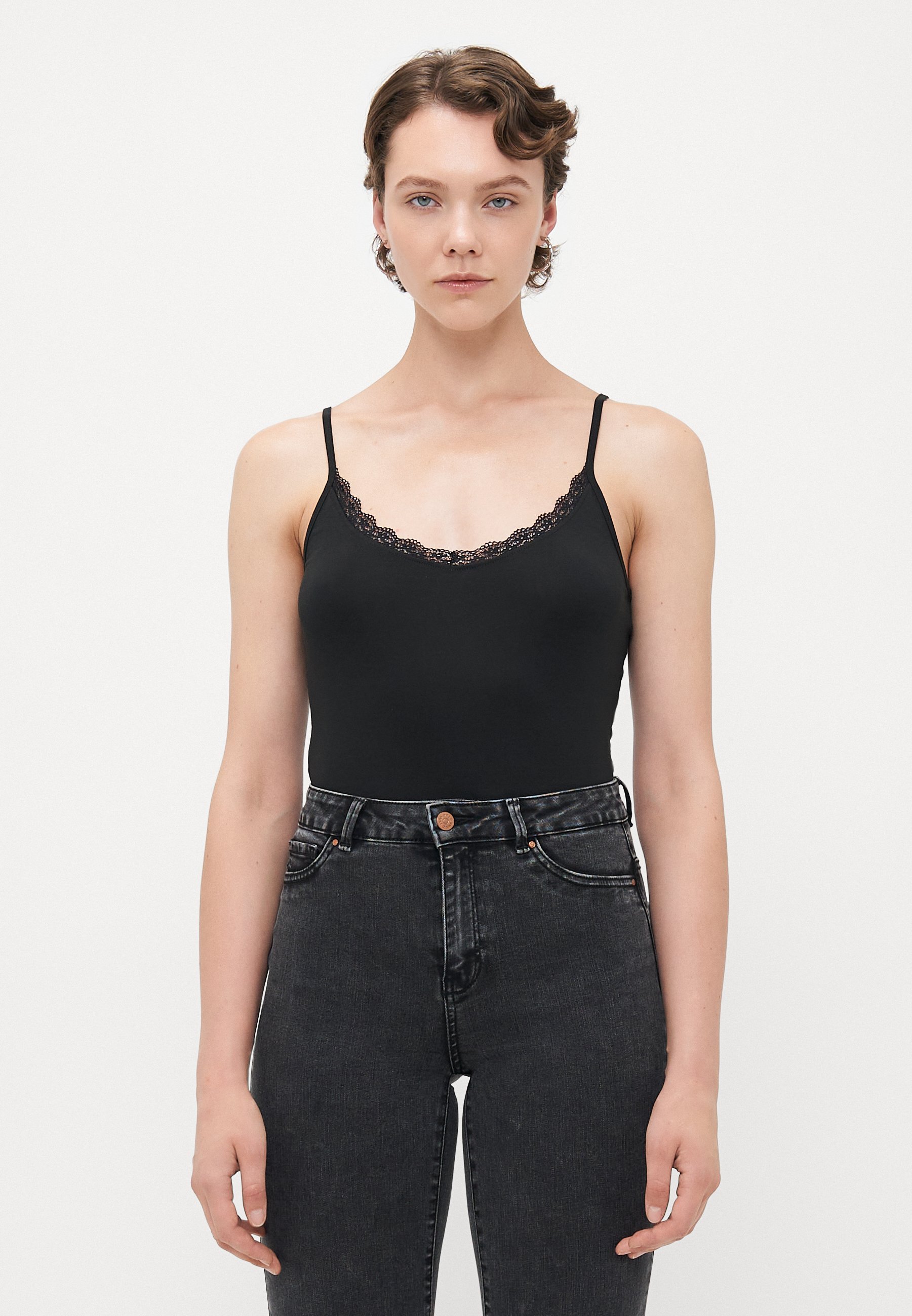 Even&Odd Tall 2-PACK - Top - wit/zwart