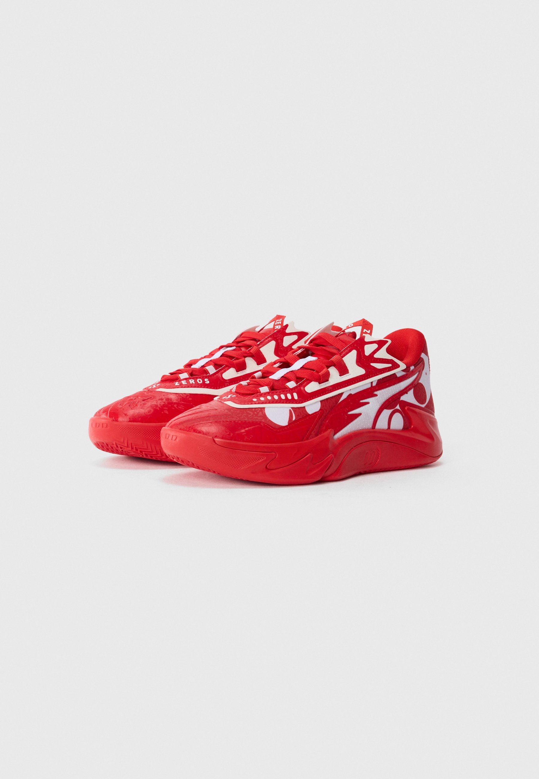 Puma SCOOT ZEROS II - Krepšinio bateliai - visų laikų raudoni/puma balti