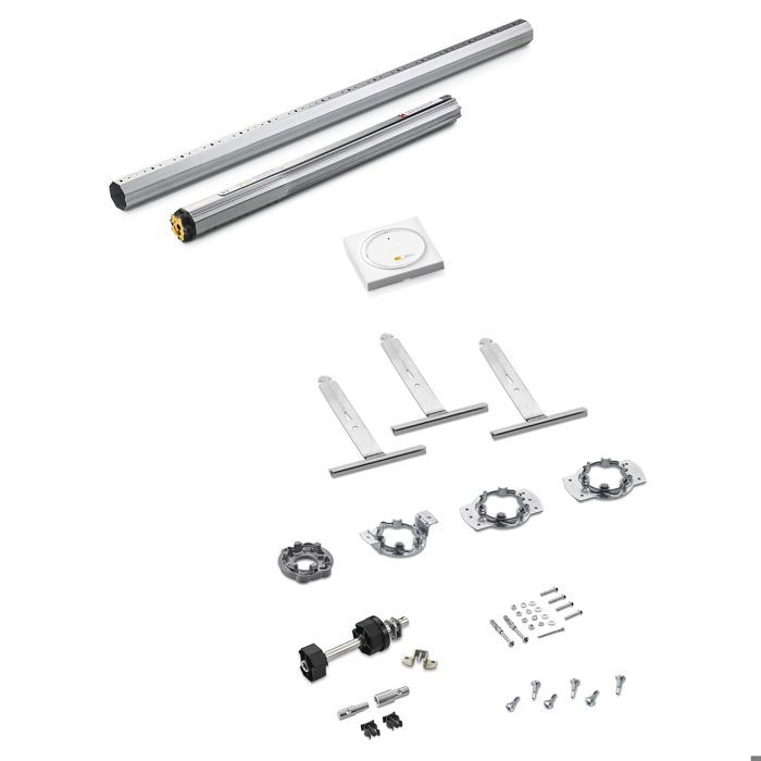 SOMFY 1245874 - RMS 1700 - Kit de motor inalámbrico universal para persianas enrollables - 10 Nm - Ancho máximo 1,7 m - para caja de persiana enrollable
