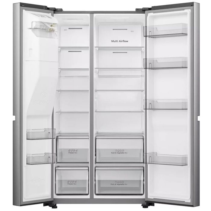 American-style refrigerator - HISENSE - FSN628SWID - 632 L - Frost-free - Water & ice dispenser, WiFi