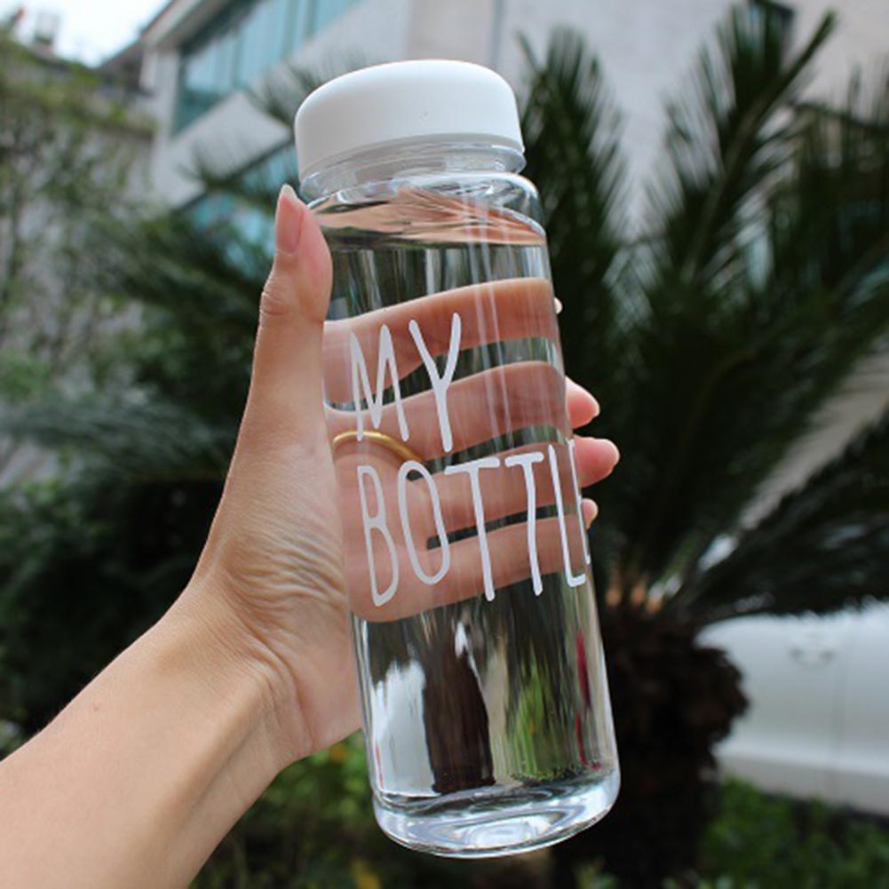 Innovative Water Bottle Attractive Fine Workmanship Lightweight Leak-proof Anti-slip Transparent Water Cup