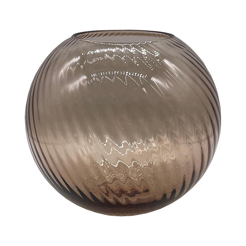 Hjem Vase/lysestake 20x18 cm glass Twist