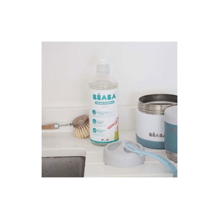 Detergente líquido para lavavajillas Béaba sin perfume, 500 ml