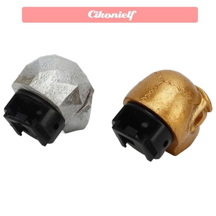 Aromatizador de carro Zerone Skull, aromatizador de carro em formato de caveira, difusor de ar para saída de ar, estatueta decorativa