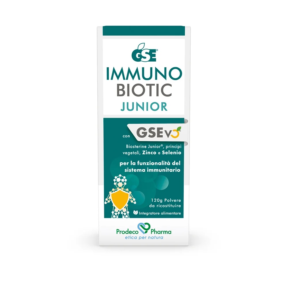 GSE Immunobiotic Junior Powder 120 g favorece el equilibrio fisiológico
