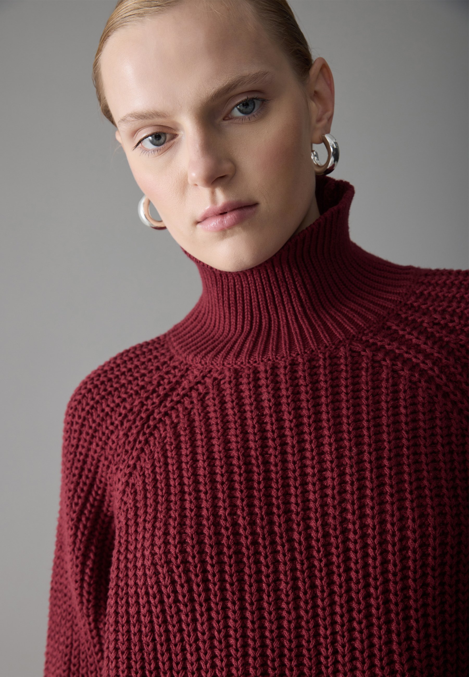 Pull Zign Studio - bordeaux