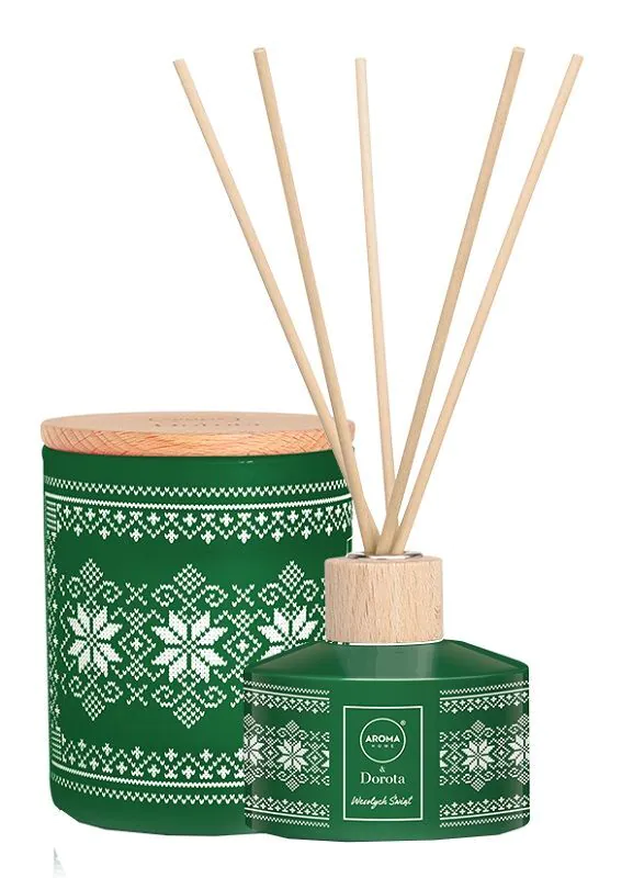 Aroma Home & Dorota Christmas Box Zimowy Las (Świeca & Patyczki )