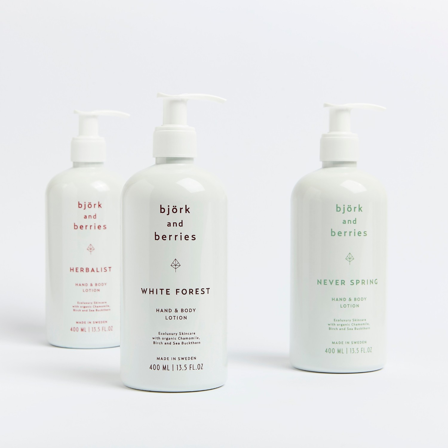 Björk & Berries Lozione Corpo Foresta Bianca Foresta Bianca Mani e - 400 ml