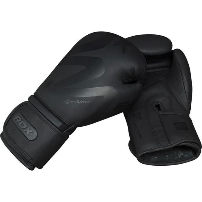 F15 Black Boxing Training Gloves - 14 oz