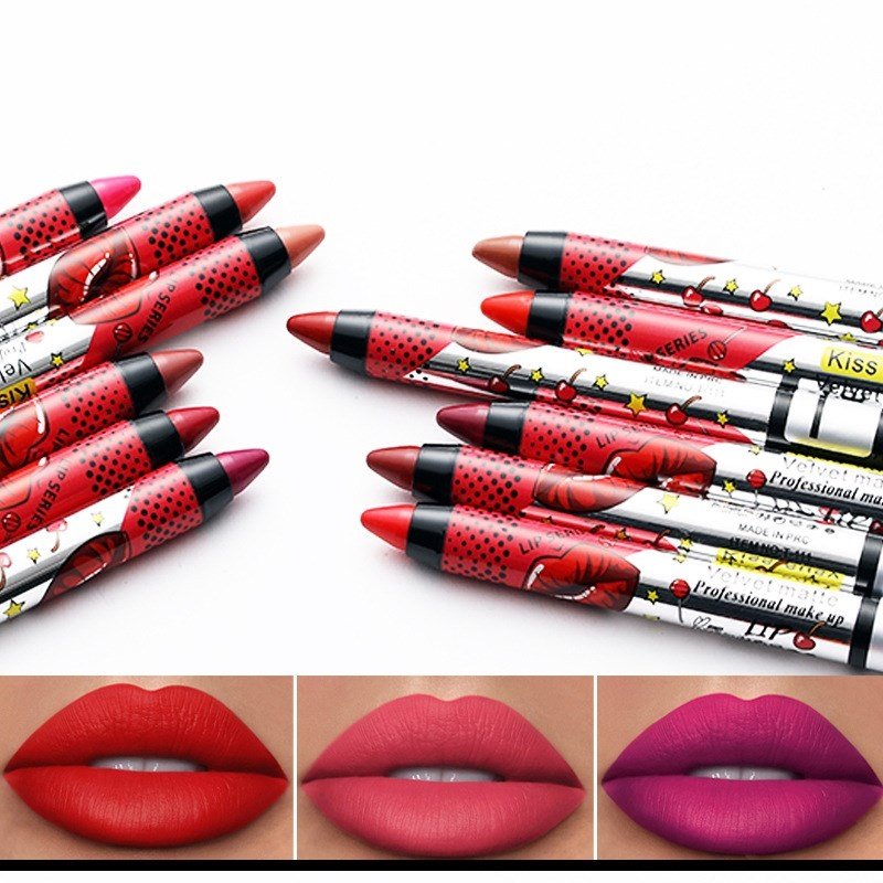 Rouge à lèvres en stylo mat hydratant et waterproof, longue tenue, ne s'estompe pas, maquillage waterproof pour les lèvres TSLM1