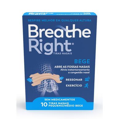 Nosní proužky Breathe Right Breathe Right Malé/Střední 10 kusů 10 kusů