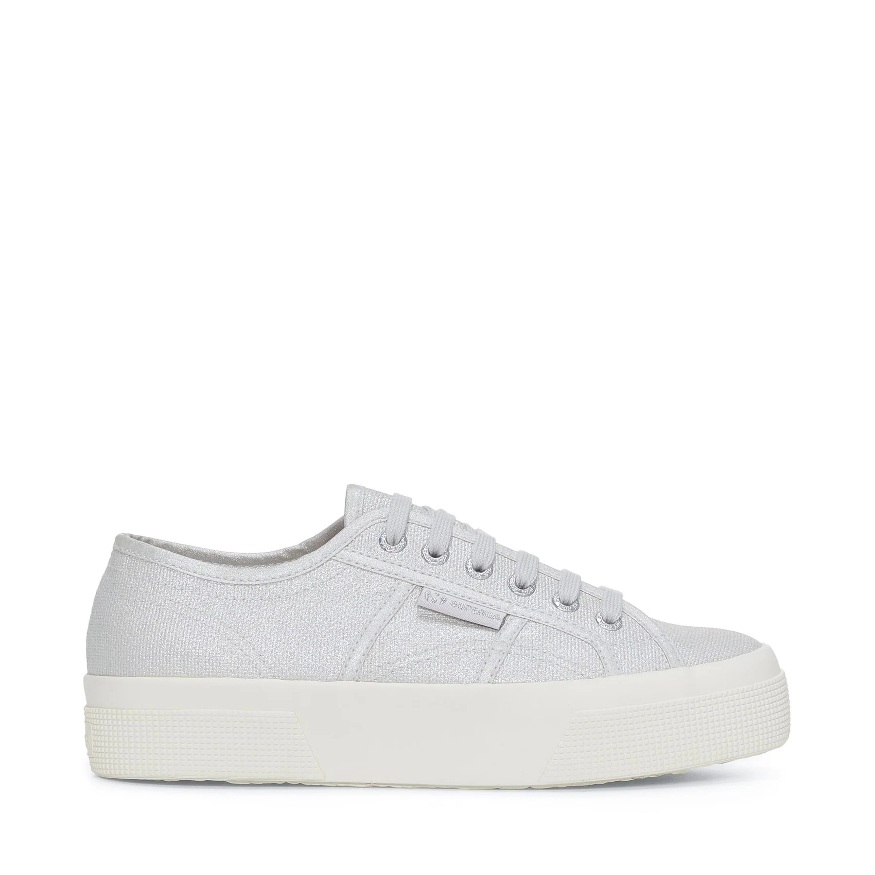 2740 PLATFORM PEARL MATTE CANVAS-GREY SILVER-FAVORIO