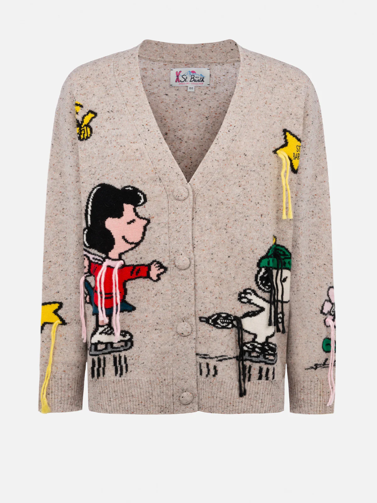 Cárdigan de mujer Donegal Sasi con bordado de Snoopy | SNOOPY PEANUTS SPEC