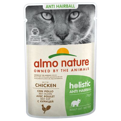 Sachets anti-boules de poils Almo Nature Holistic 70 g