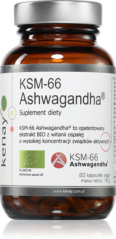 Kenay Ashwagandha KSM-66 Nahrungsergänzungsmittel-Kapseln zur Unterstützung des mentalen Gleichgewichts