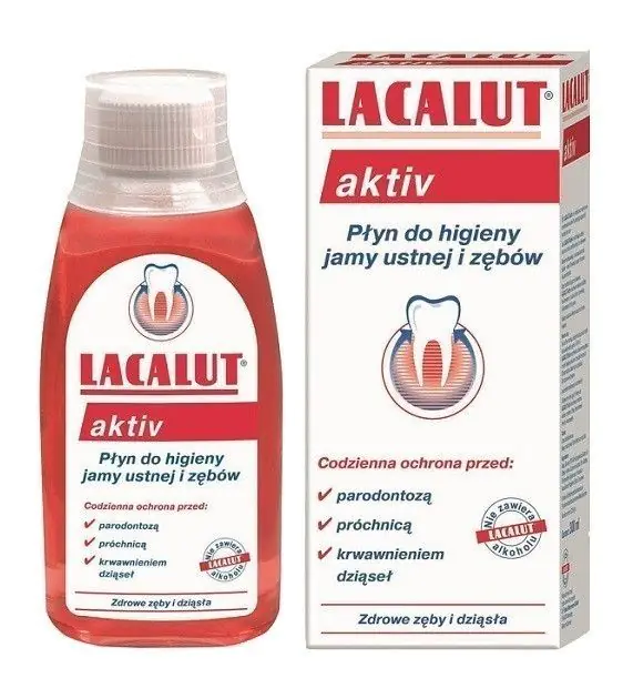 Lacalut Aktiv Płyn do płukania Jamy Ustnej