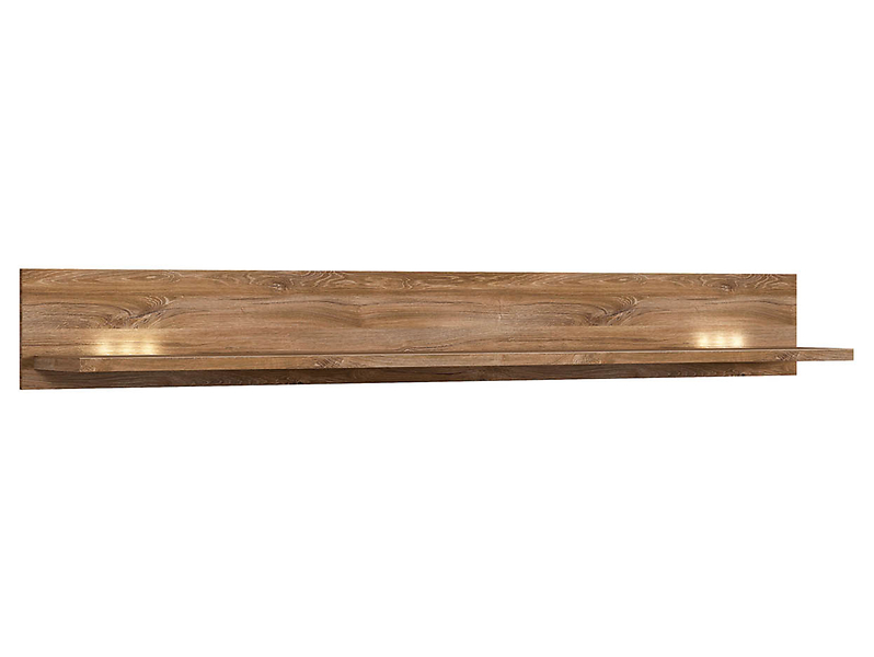Półka ścienna Gent 200 cm dąb stirling