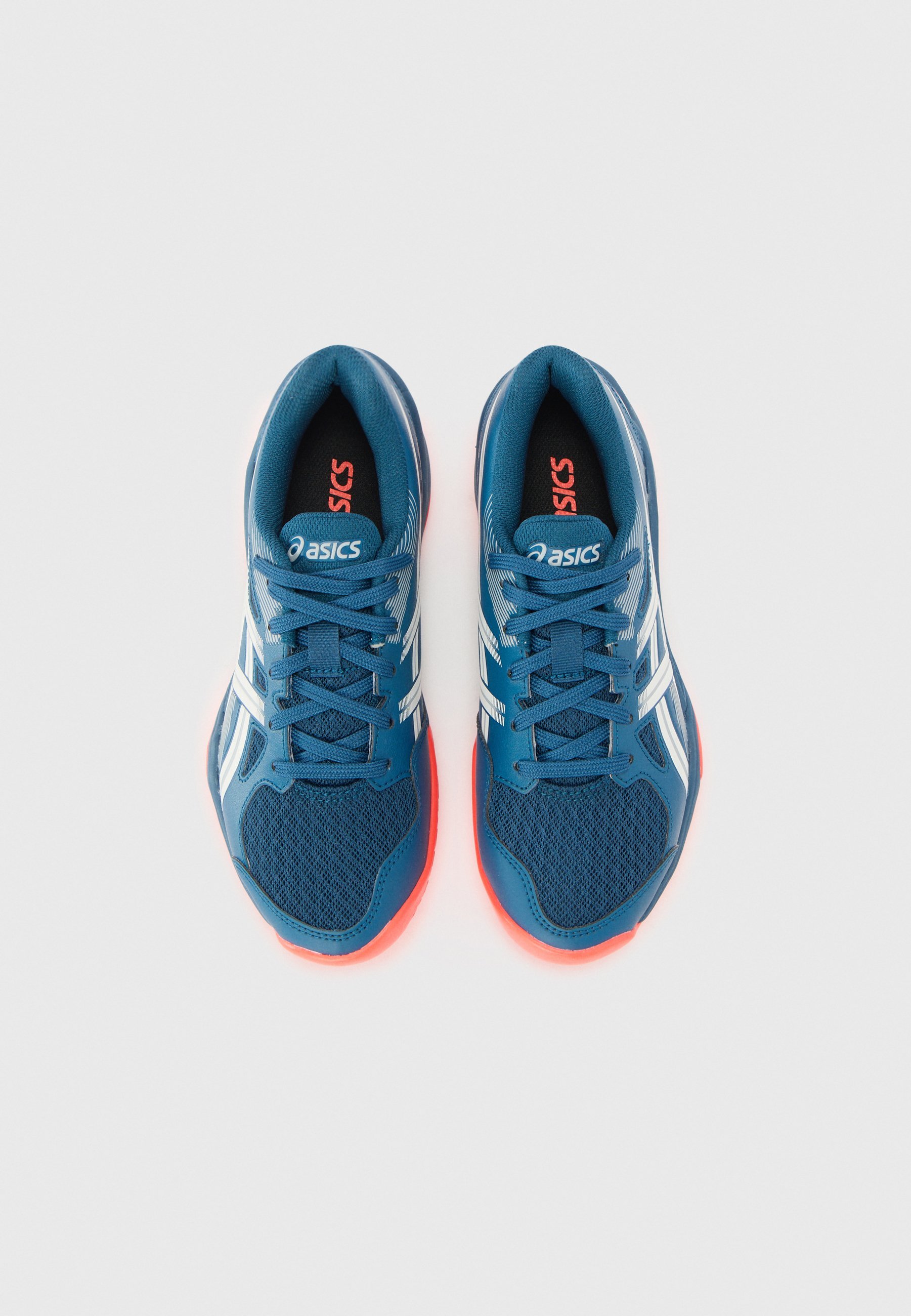 ASICS GEL POWERBREAK UNISEXE - Chaussures de handball - bleu mako/blanc