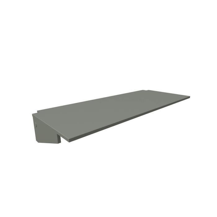 Escrivaninha para cama suspensa - ABC FURNITURE - Reta - Cinza - Acetinada - 1 gaveta
