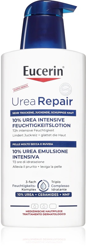 Eucerin UreaRepair PLUS ķermeņa pieniņš sausai un kairinātai ādai