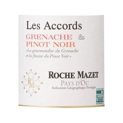 Les Accords de Roche Mazet Garnacha y Pinot Noir 2024 Pays d'Oc - Vino rosado del Languedoc