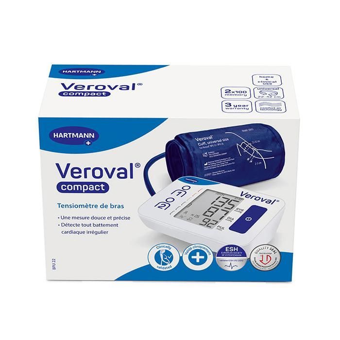 Monitor de pressão arterial compacto Hartmann Veroval para uso no braço