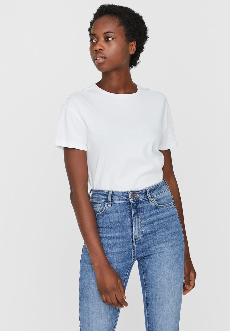 Noisy May Basic T-shirt - helderwit
