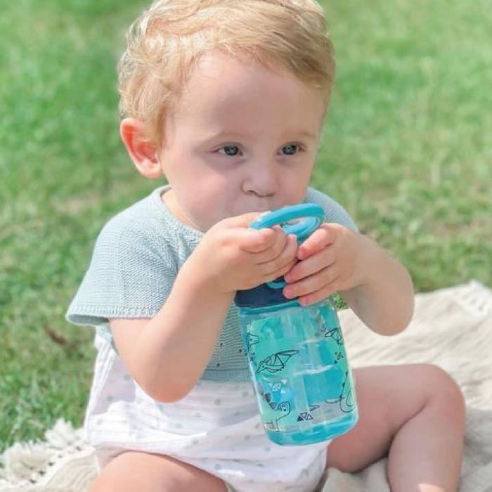 Set van 2 waterflessen - NUBY - Incredible Gulp - 360 ml - Dinosaurussen