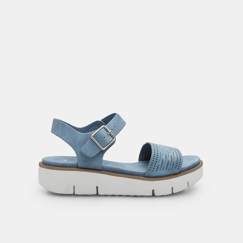 Sandalo da donna z platformą suola 4 cm