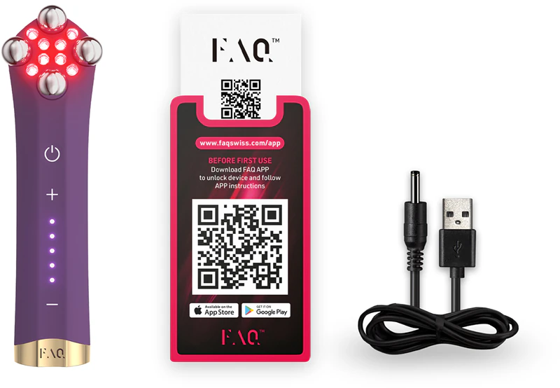 FOREO FAQ™ 401 Duální mikroproudové LED tonizační zařízení