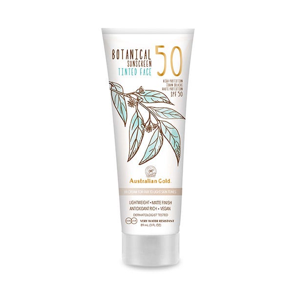 Βοτανικό Αντηλιακό Προσώπου με Χρώμα Spf 50