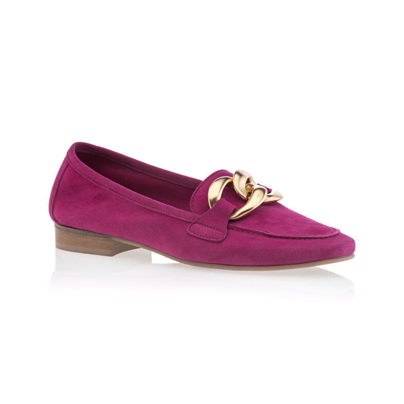Rosa Damen-Loafer/Bootsschuhe