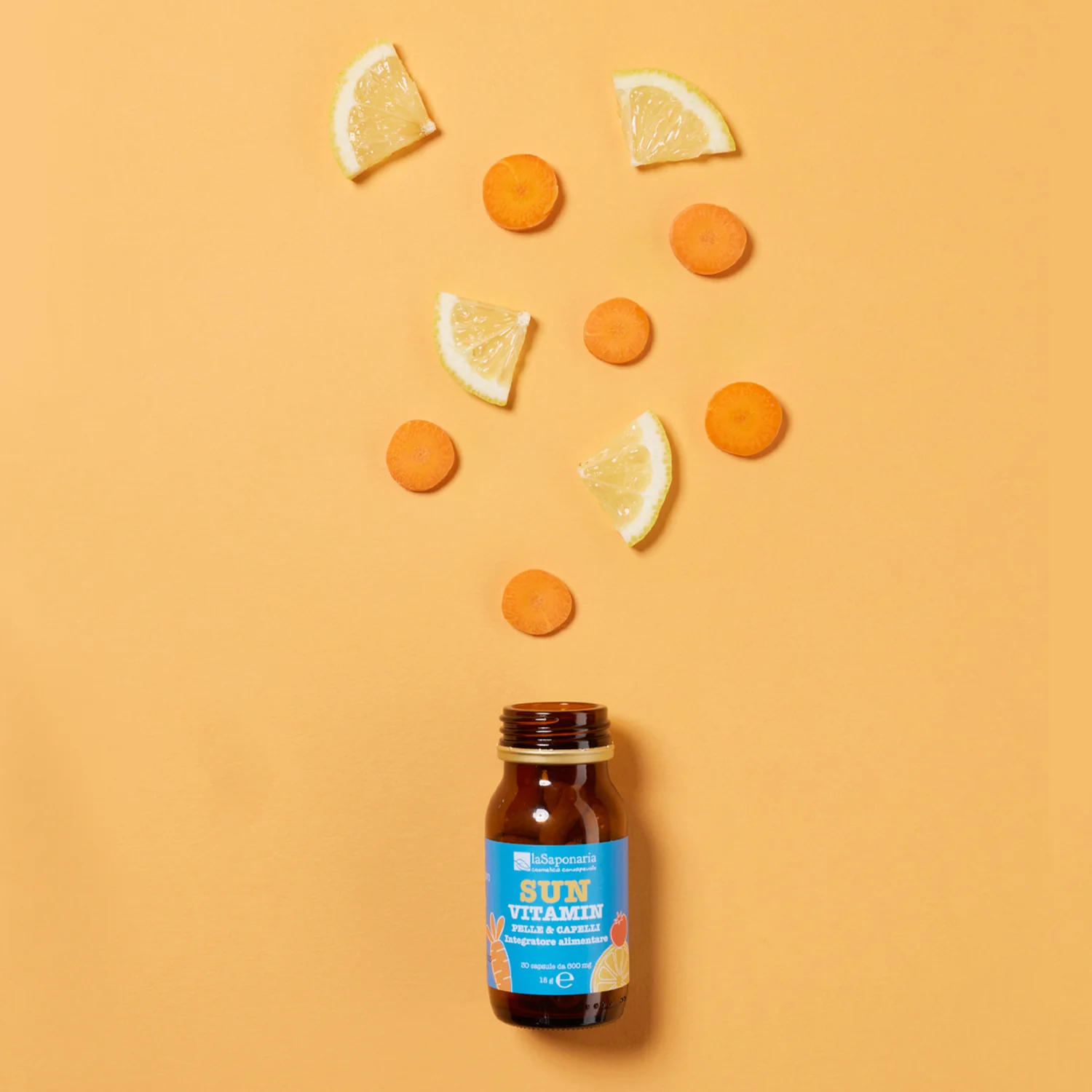 In&Out - integratori SUN VITAMIN - Integratore alimentare protezione e pigmentazione - Integratore Solare, Integratore Pelle