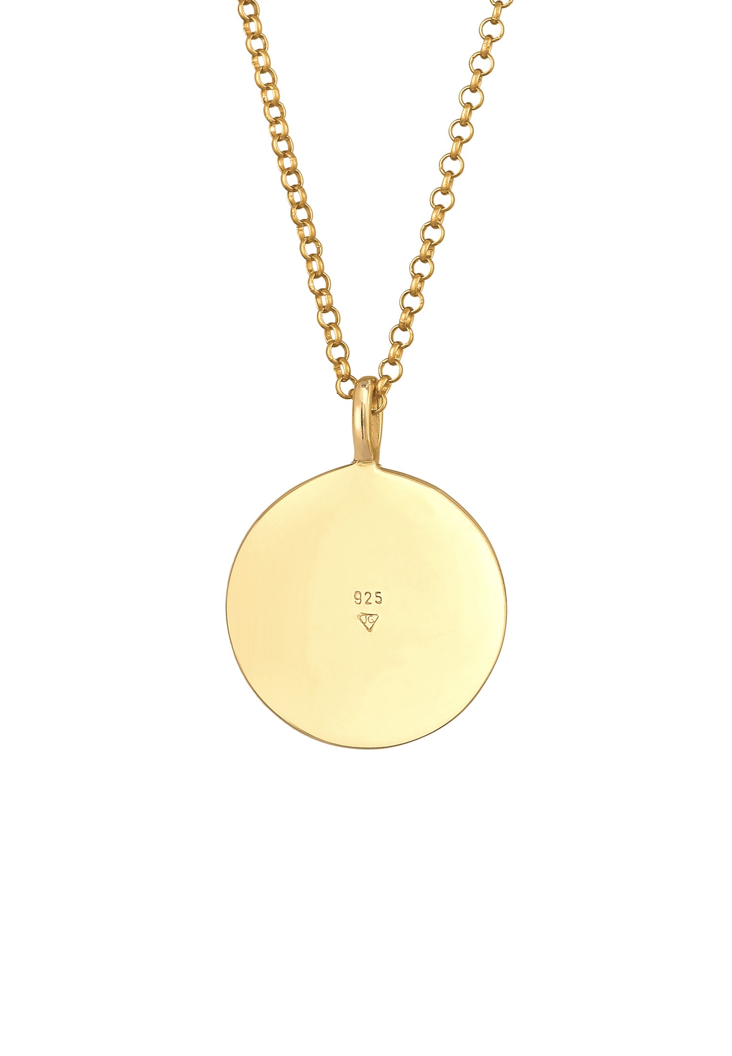 Elli Pendentif Femmes Montagne Alps Pièce de monnaie Travel en argent sterling 925