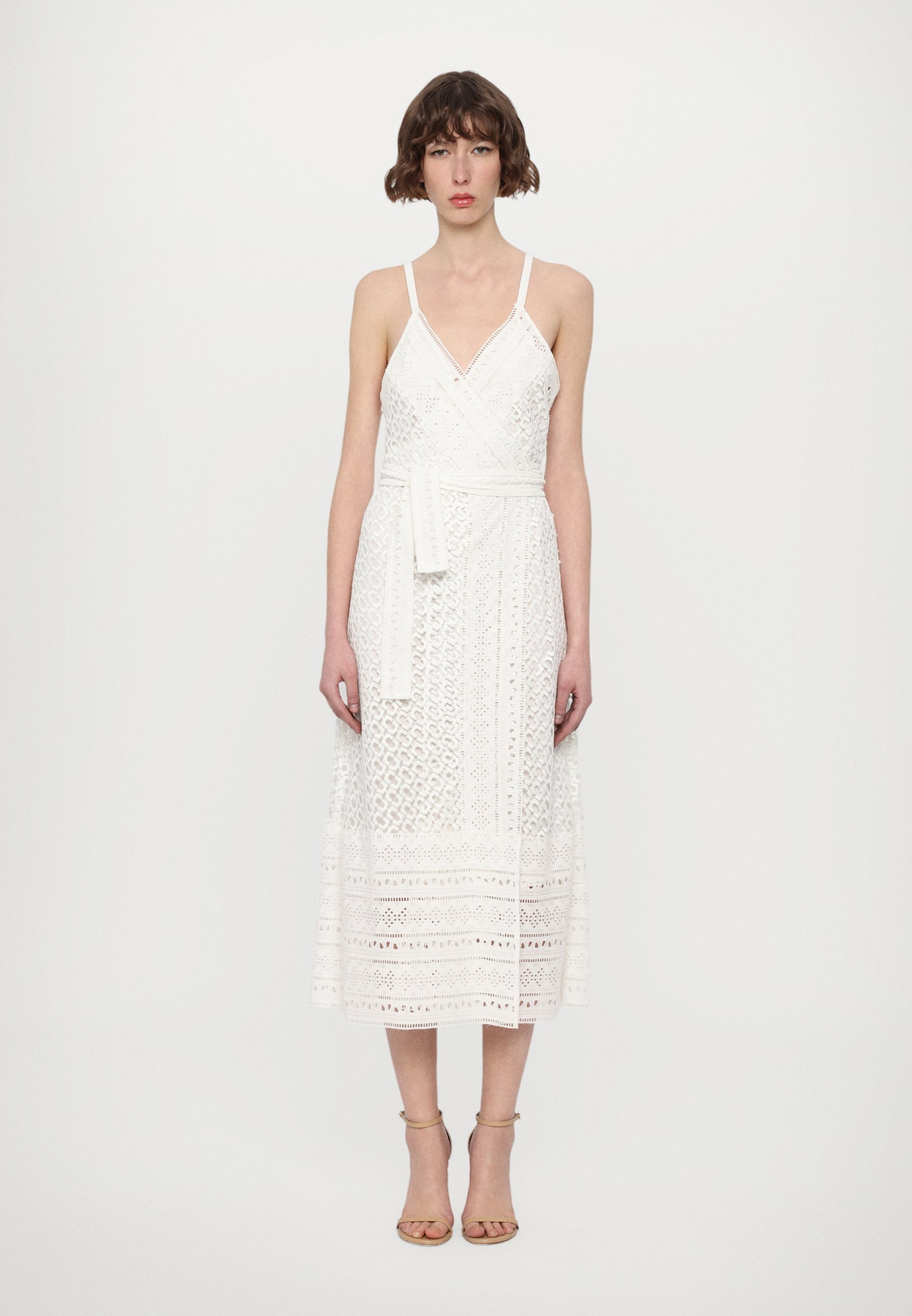 Robe portefeuille Evangelia de Diane von Furstenberg - Robe de jour - Lien en canne