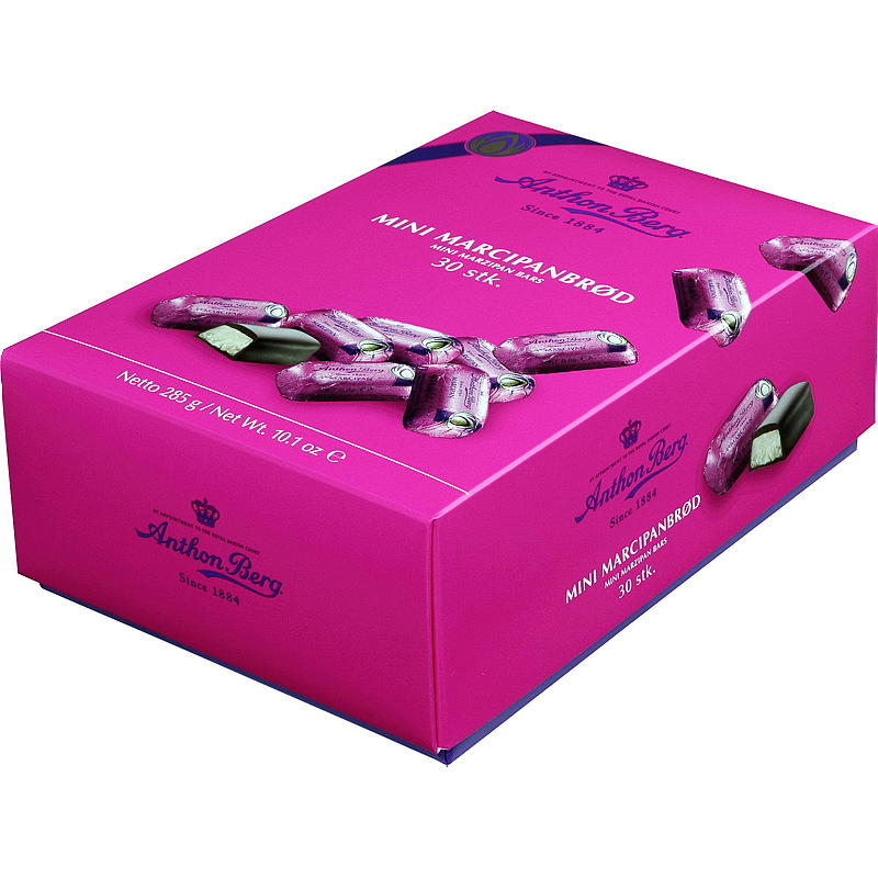 Pan de mazapán Anthon Berg, 30 piezas por caja, Anthon Berg