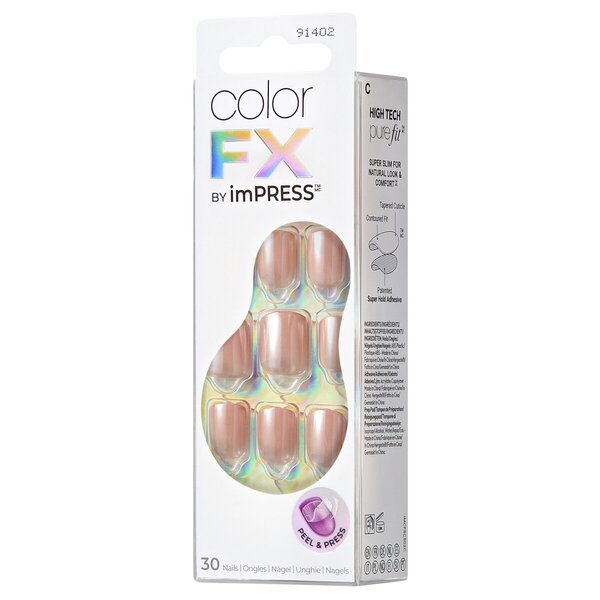 Color FX by imPRESS Manikir bez ljepila Vikend umjetnički nokti<br>30 komada
