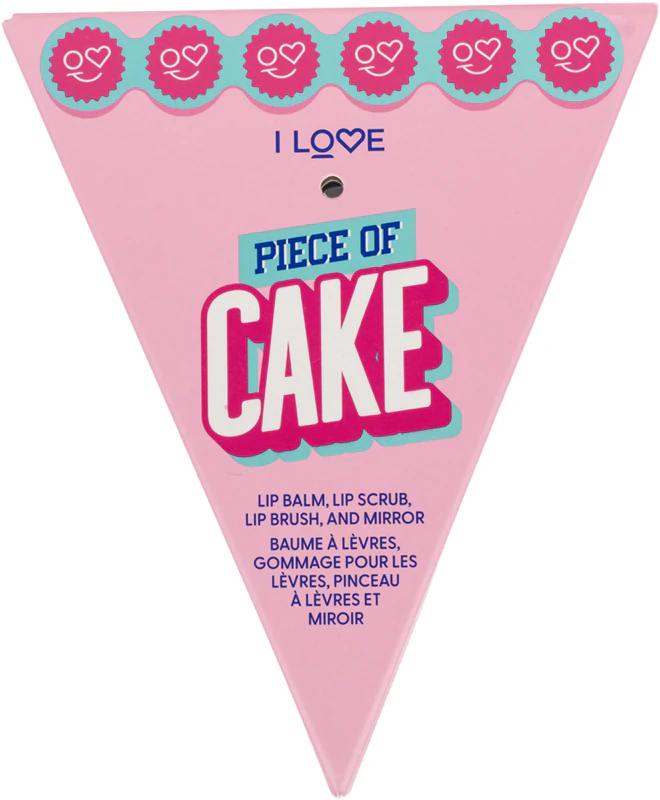 Ik ben dol op de Piece of Cake lippenstift cadeauset.