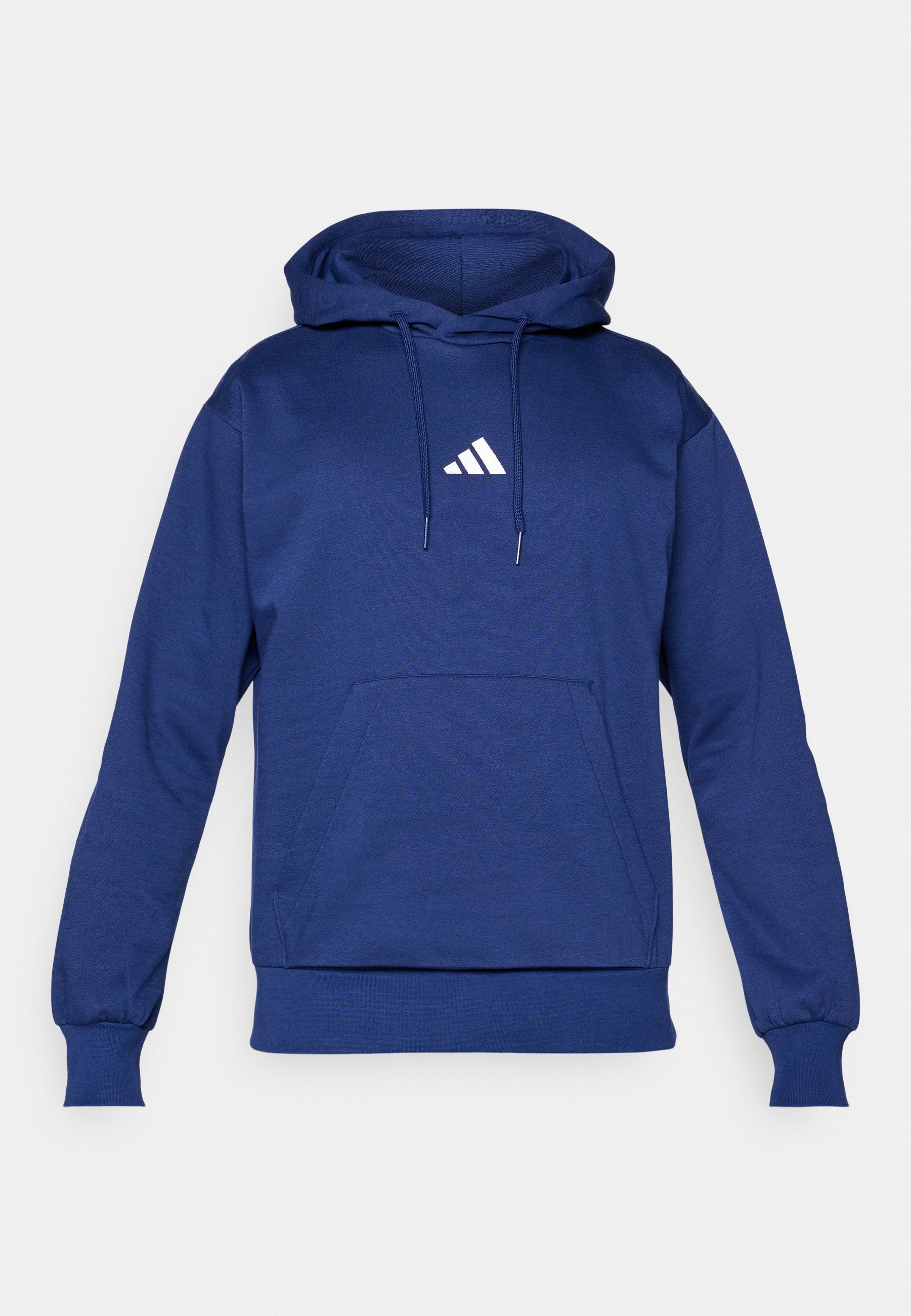 adidas Sportswear FEELCOZY - Sweat à capuche - bleu foncé/blanc