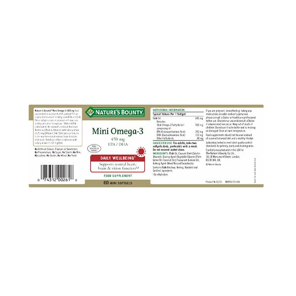 Mini Omega-3 | 60 egység