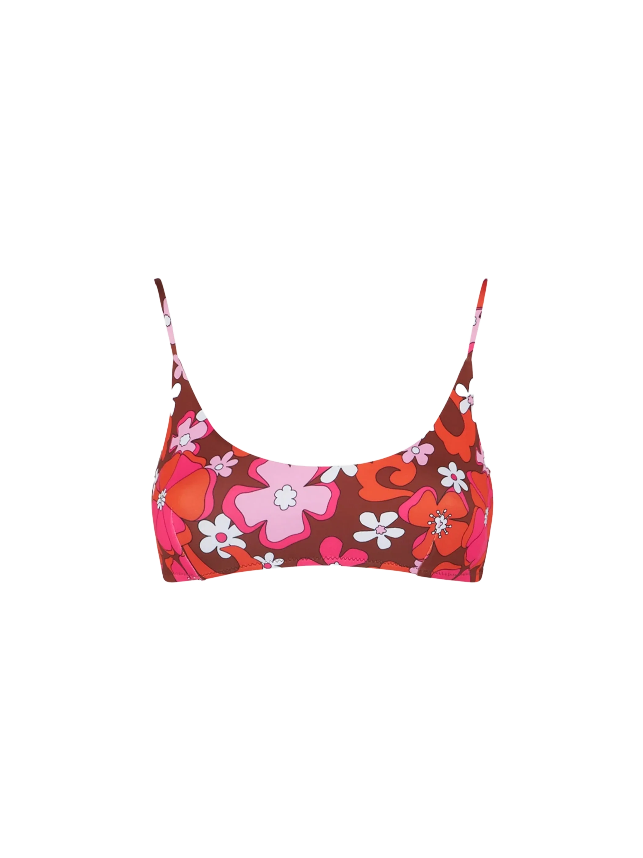 Kostüm von Bagno Donna Bralette mit Blumenstempel