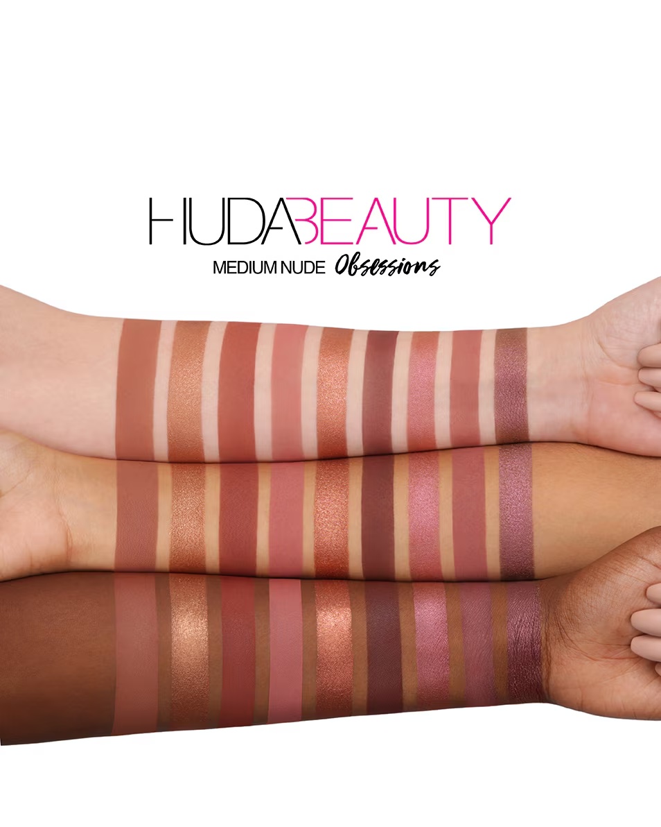 Paletă fard de pleoape Huda Beauty Nude Obsession Medium