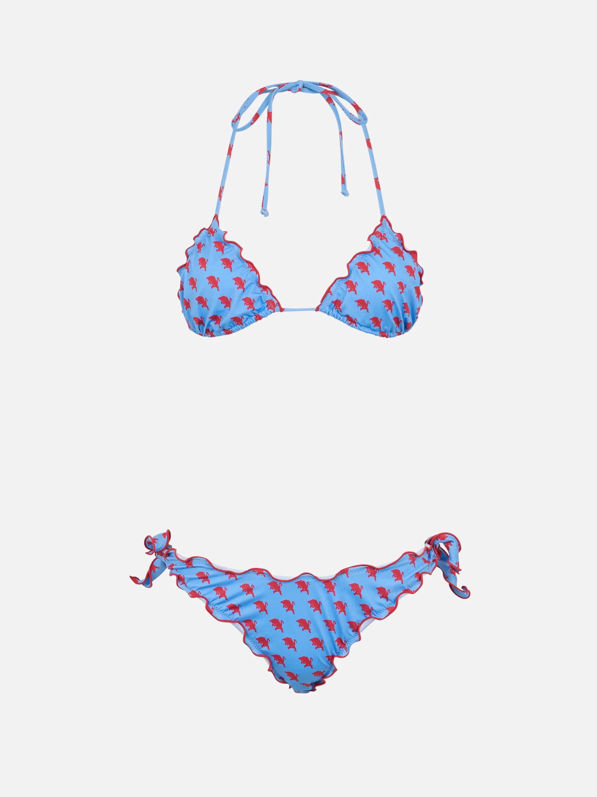 Klassieke driehoekige bikini voor dames met Torino Sarius-print | TORINO FC
